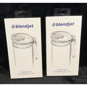 Blendjet Blend Jet 2 Orbiter Drinking Lid, Straw Lid Leak-Proof NEW Lot Of 2 New